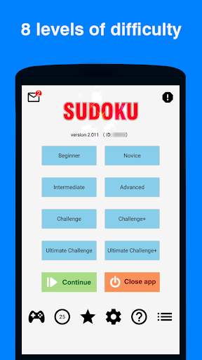Sudoku - 5700 original puzzles screenshot 2