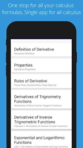 Calculus Formulas | All calculus formulas screenshot 2