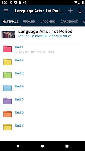 Schoology screenshot 4