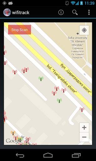 WiFi Track screenshot 1