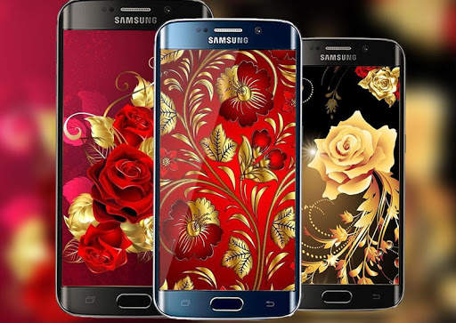 Gold Rose Live Wallpaper screenshot 5