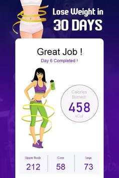Weight Loss in 30 Days - Fat Burning Exercises screenshot 3