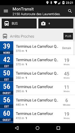 Bus STL de Laval - MonTransit screenshot 1