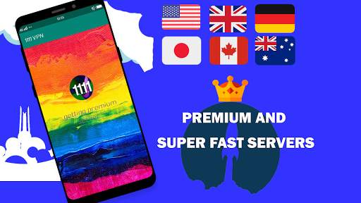 1111 VPN - Free VPN Proxy Unlimited screenshot 1