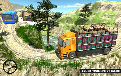 Hill Cargo Truck Simulator Transport Free 3D Truck screenshot 3