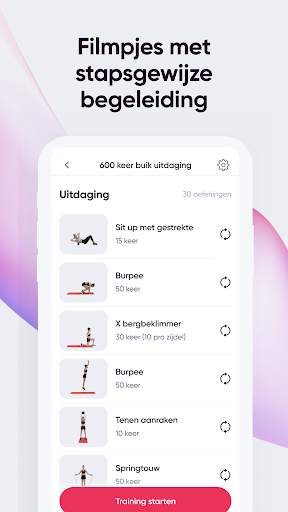 Sweat: Fitnessapp voor vrouwen screenshot 7