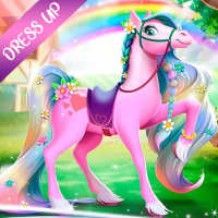 Unicorn Dress Up , Make Up & Girls Games 2021 logo