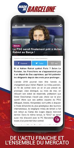 Foot Barcelone screenshot 2