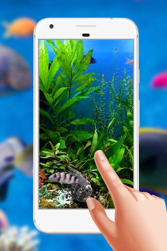 Aquarium Magic Touch Live Wallpaper 4 تصوير الشاشة