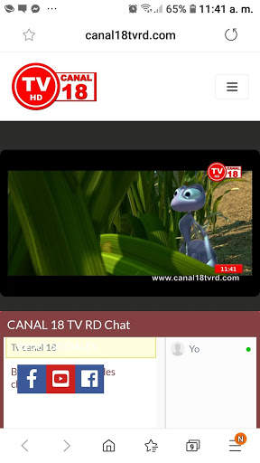 CANAL 18 TV RD screenshot 1