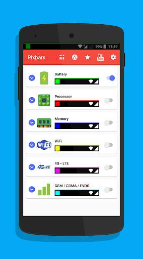 Pixbars: Energy Bar 1 تصوير الشاشة