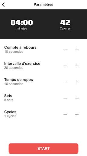 Programme HIIT - Entraînement rapide sans matériel screenshot 3