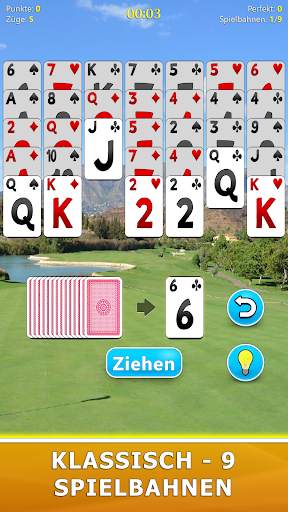 Golf Solitär Kartenspiel screenshot 19