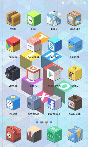 Tinybox Theme - ZERO Launcher screenshot 2