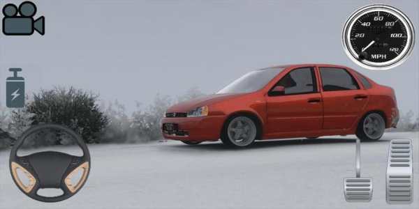 Driving Lada Kalina Car Simulator screenshot 1