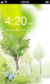 Butterfly Lock Screen 5 تصوير الشاشة