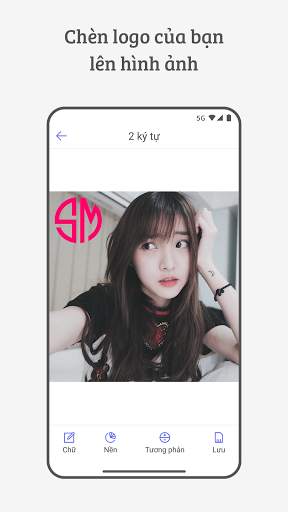 Tạo Chữ Hình Tròn (Trình Tạo Logo Vòng Tròn) screenshot 4