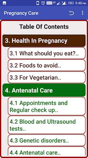 Pregnancy Care screenshot 2