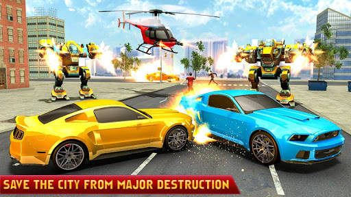 Dino Robot Car Transform Game screenshot 6