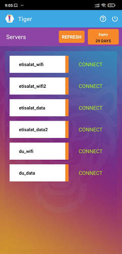 Tiger VPN screenshot 2
