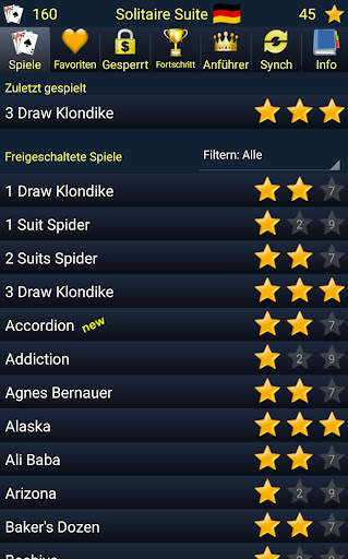 150  Kartenspiele Solitaire screenshot 1