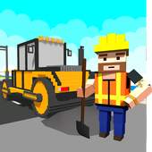 Blocky Highway Road Building 1.2