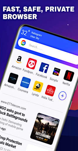 Uc Browser -- Private Browser screenshot 1