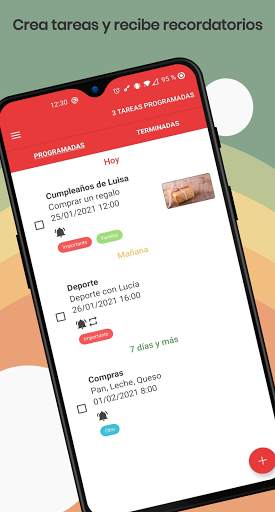 Tareas, planificador y recordatorio   widget ✓ screenshot 1
