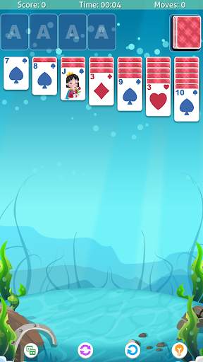 Solitaire offline screenshot 2