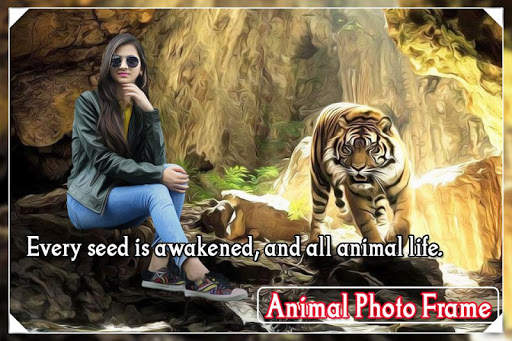 Animal Photo Frame : Photo Cut out Editor screenshot 2