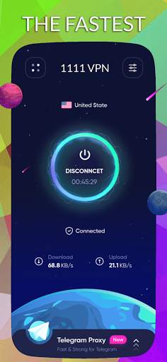 1111VPN - Fastest & Unlimited VPN Internet screenshot 4
