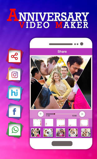 Anniversary Video Maker with Song & Music screenshot 6