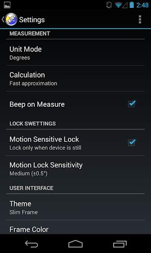 Clinometer     bubble level screenshot 6