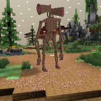 Siren Head Map Minecraft MCPE logo