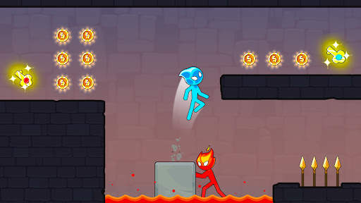 Stickman Red boy and Blue girl screenshot 5