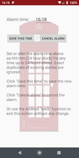 Speaking Clock screenshot 3