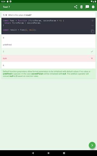 JavaScript Quiz скриншот 11