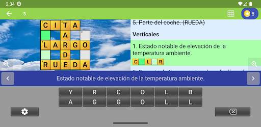 Crucigrama en español screenshot 8
