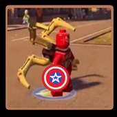 Tips LEGO MARVEL super hero logo
