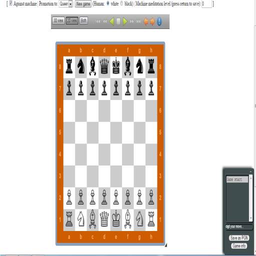 HTML CHESS 3D screenshot 1