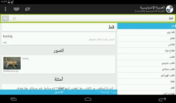 Arabic-Indonesian Dictionary скриншот 11