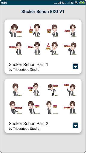Stickers Sehun WA WAStickerApps screenshot 2