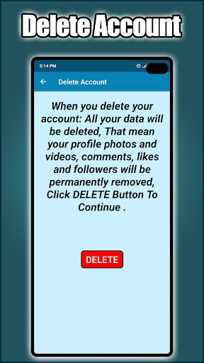 Delete Account скриншот 2