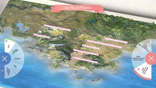 Provence Wines AR - augmented reality map screenshot 2