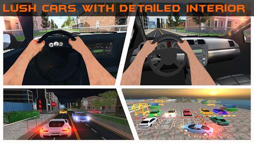 Realistic Car Parking 2019:Driving Test Simulator screenshot 4