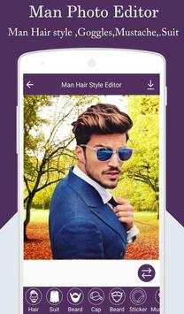 Man Photo Editor : Man Hair Style,Mustache,Suit screenshot 2