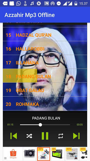 azzahir mp3 offline screenshot 2