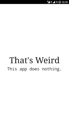 That's Weird screenshot 1