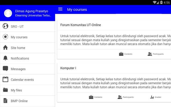 UT Online Mobile Learning V 3.6.0 screenshot 1