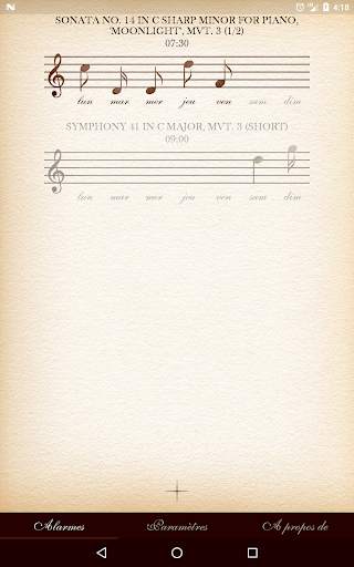 Réveil de musique classique screenshot 10
